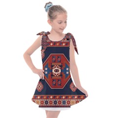 Armenian Carpet Kids  Tie Up Tunic Dress by Gohar