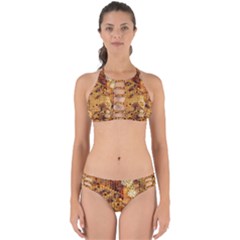 Insect Macro Honey Bee Animal Perfectly Cut Out Bikini Set by Wegoenart