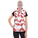 Watermelon Seamless Pattern Women s Button Up Vest View1