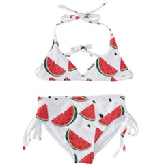 Watermelon Seamless Pattern Kids  Classic Bikini Set