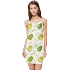 Easter Green Eggs  Summer Tie Front Dress by ConteMonfrey