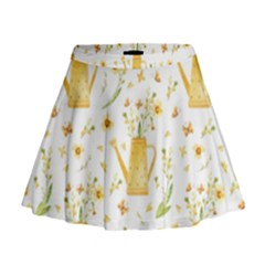 Easter Garden   Mini Flare Skirt by ConteMonfrey