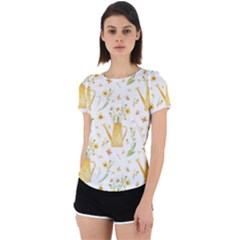 Easter Garden   Back Cut Out Sport Tee by ConteMonfrey