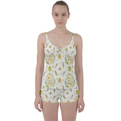 Easter Egg Tie Front Two Piece Tankini by ConteMonfrey