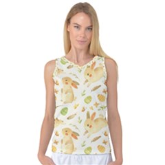 Cute Rabbits - Easter Spirit  Women s Basketball Tank Top by ConteMonfrey