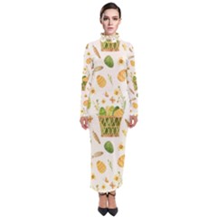 Easter Eggs   Turtleneck Maxi Dress by ConteMonfrey