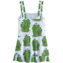 Kermit The Frog pattern Kids  Layered Skirt Swimsuit View2