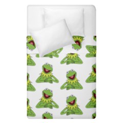 Kermit The Frog Duvet Cover Double Side (single Size) by Valentinaart