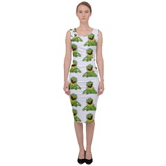 Kermit The Frog Sleeveless Pencil Dress by Valentinaart