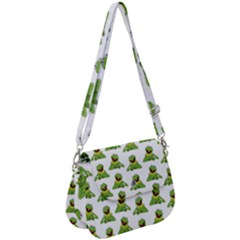 Kermit The Frog Saddle Handbag by Valentinaart