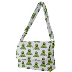 Kermit The Frog Full Print Messenger Bag (l) by Valentinaart