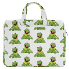 Kermit The Frog Macbook Pro 13  Double Pocket Laptop Bag by Valentinaart