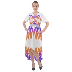 Im Fourth Dimension Space 1 Front Wrap High Low Dress by imanmulyana