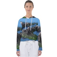 Mountain Landscape Rocky Rocks Geology Scenic Women s Slouchy Sweat by danenraven