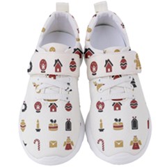 Christmas Symbols Women s Velcro Strap Shoes by artworkshop