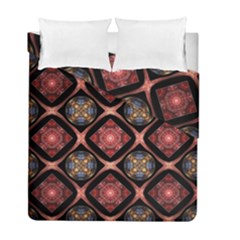 Background Pattern Geometric Wallpaper Seamless Duvet Cover Double Side (full/ Double Size) by Ravend