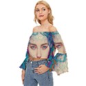 Pepper Colors Girl Off Shoulder Flutter Bell Sleeve Top View2