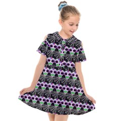 Skullspider Kids  Short Sleeve Shirt Dress by Sparkle