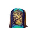 Flask Bottle Tree In A Bottle Perfume Design Drawstring Pouch (Medium) View2