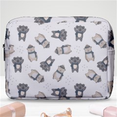 Cute Seamless Pattern With Koala Panda Bear Make Up Pouch (large) by Pakemis