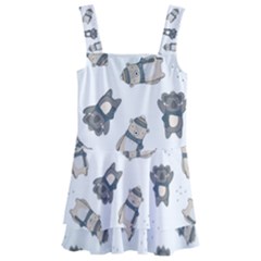 Cute Seamless Pattern With Koala Panda Bear Kids  Layered Skirt Swimsuit by Pakemis