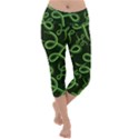 Snakes Seamless Pattern Lightweight Velour Capri Yoga Leggings View1