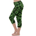 Snakes Seamless Pattern Lightweight Velour Capri Yoga Leggings View2