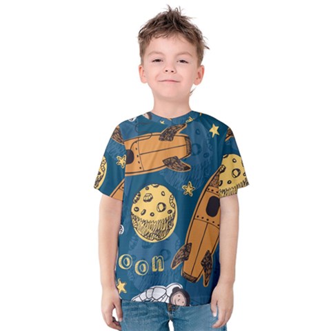 Missile Pattern Kids  Cotton Tee by Pakemis