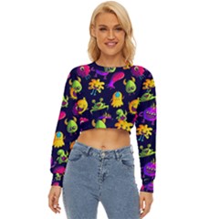 Space Patterns Lightweight Long Sleeve Sweatshirt by Pakemis