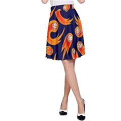 Space Patterns Pattern A-line Skirt by Pakemis