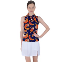 Space Patterns Pattern Women s Sleeveless Polo Tee by Pakemis