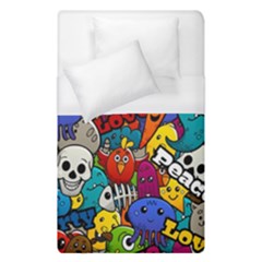 Graffiti Characters Seamless Pattern Duvet Cover (single Size) by Pakemis