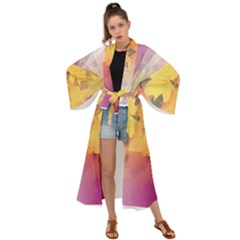 Colorful Nature Maxi Kimono by Sparkle