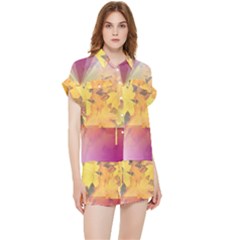 Colorful Nature Chiffon Lounge Set by Sparkle