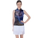 Mercurybeauy Women s Sleeveless Polo Tee View1