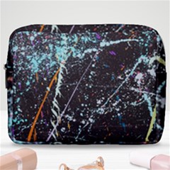 Abstract Colorful Texture Make Up Pouch (large) by Pakemis