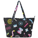 Memphis Design Seamless Pattern Full Print Shoulder Bag View1