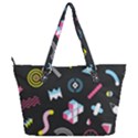 Memphis Design Seamless Pattern Full Print Shoulder Bag View2