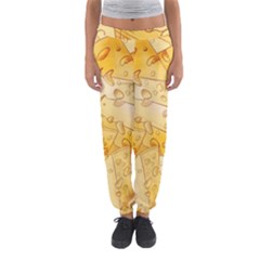 Cheese-slices-seamless-pattern-cartoon-style Women s Jogger Sweatpants by Pakemis