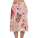 Beautiful-seamless-spring-pattern-with-roses-peony-orchid-succulents Velvet Flared Midi Skirt View2