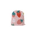 Strawberry-seamless-pattern Drawstring Pouch (XS) View2