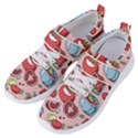 Tomato-seamless-pattern-juicy-tomatoes-food-sauce-ketchup-soup-paste-with-fresh-red-vegetables-backd Women s Velcro Strap Shoes View2