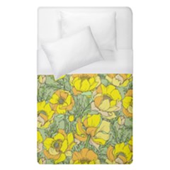 Seamless-pattern-with-graphic-spring-flowers Duvet Cover (single Size) by Pakemis