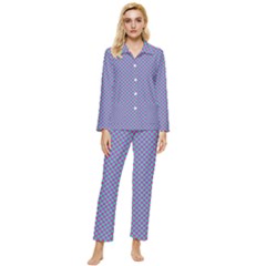 Pattern Womens  Long Sleeve Velvet Pocket Pajamas Set by gasi