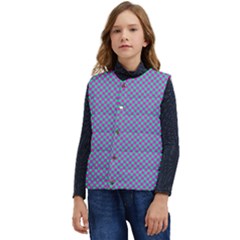 Pattern Kid s Short Button Up Puffer Vest	 by gasi