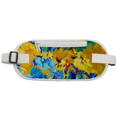 Abstract Art Rounded Waist Pouch by gasi