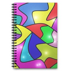 Colorful Abstract Art 5 5  X 8 5  Notebook by gasi