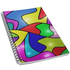 Colorful Abstract Art 5 5  X 8 5  Notebook by gasi