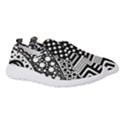 Black and white design Women s Slip On Sneakers View3