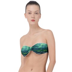 River Forest Woods Nature Rocks Japan Fantasy Classic Bandeau Bikini Top  by Uceng